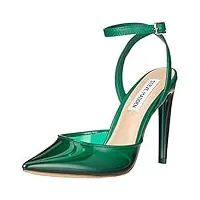 steve madden women's alessi pump, green, 7.5