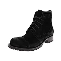 sendra boots bottines chukka 10661 pour homme - en cuir - noir, noir , 42 eu large