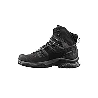 salomon quest 4 gtx, chaussures de randonnée homme, gris/noir (magnet black quarry), 48 eu