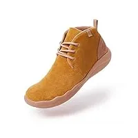 uin bilbao bottines chelsea en daim kaki pour femme bottes à enfiler bottes courtes bottes légères baskets à enfiler chaussures en daim (35,5), bilbao kaki cow suede bottines à lacets pour femme, 35.5