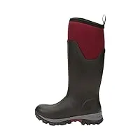 muck boots femme arctic ice agat botte de pluie, noir et marron, 42 eu