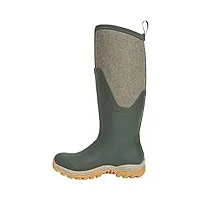 muck boots femme arctic sport ii tall botte de pluie, vert olive, 43.5 eu