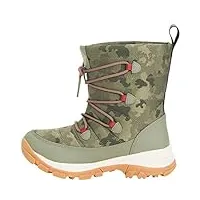 muck boots femme arctic ice nomadic sport agat botte de neige, olive/camo, 39 1/3 eu