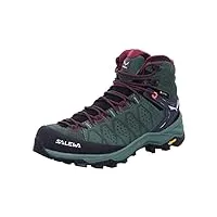 salewa ws alp trainer 2 mid gtx chaussures pour femme vert canard/rhododendon taille uk 6,5, duck green rhododendon., 40 eu