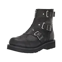 harley-davidson footwear bottes de moto stealth carbon zip pour homme, noir, 10.5