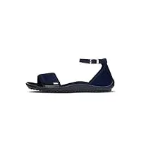 leguano jara - sandales légères pieds nus pour femme, bleu foncé, 40 eu