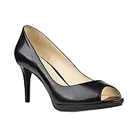 nine west footwear tatiana escarpins pour femme, cuir noir, 39.5 eu