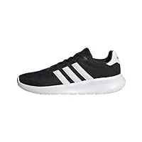 adidas homme lite racer 3.0 chaussure de course, core black/ftwr white/grey five, fraction_44_and_2_thirds eu