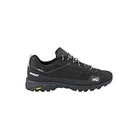 millet - hike up m - chaussures de randonnée basses - homme - mesh respirante - semelle vibram - black noir, 40 2/3 eu