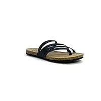yokono oasis sandales fines pour femme - noir - noir , 39 eu eu