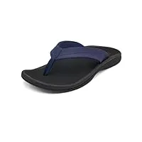 olukai ohana women's beach sandals, quick-dry flip-flop slides, water resistant & soft comfort fit, wet grip soles & compression molded footbed