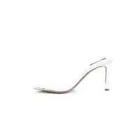 dkny sandales à talons et bout ouvert pour femme, bronze transparent, 39 eu