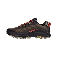 merrell chaussures de course moab speed trail pour homme, poils, 9 wide