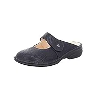 finn comfort stanford blackmulti (noir) – sabots – chaussures pour femme – mules / tongs en cuir (griffonnage), noir , 41 eu