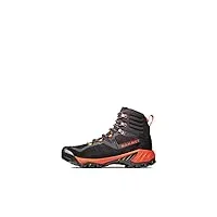 mammut sapuen high gtx chaussures pour homme botte d'alpinisme, noir et rouge vif, 42 2/3 eu