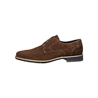 lloyd langston chaussures basses à lacets pour homme, brun/beige, motif tâcheté, 48.5 eu