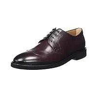 boss homme jerrard_derb_ltwt chaussures habillées uniformes, dark red605, 41.5 eu