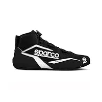 sparco mixte bottines k-formula taille 41 noir/blanc chaussure bateau, standard