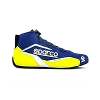 sparco mixte bottines k-formula taille 46 bleu/jaune chaussure bateau, standard