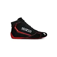 sparco mixte slalom 2022 bottines noir/rouge taille 37 chaussure bateau, standard