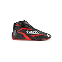 sparco mixte bottes formula 8856-2018 taille 38 noir/rouge chaussure bateau, standard