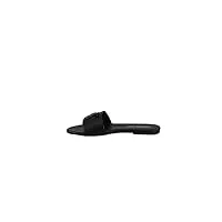 calvin klein mules flat sandal hw lth - noir