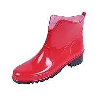 bottes de pluie rouges courtes lemigo 41 eu