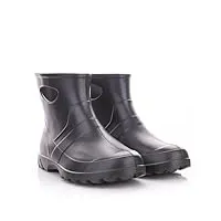 lemigo bottes de pluie de jardin unisexes très légères en eva garden 36-47 eu (noir, système taille chaussures eu, adulte, numérique, moyen, 40)