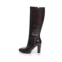 nero giardini i308910d bottes en cuir pour femme, marron foncé, 36 eu