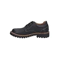 josef seibel homme chaussures confortables chance 64, chaussures à lacets,semelle amovible,imperméable,noir (schwarz),45 eu / 10 uk