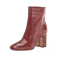 sam edelman women's fawn fashion boot, mesa rust, 7.5