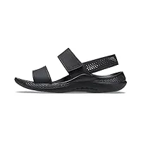 crocs femme literide 360 sandale w chaussures-lifestyle, noir, 39/40 eu
