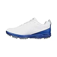 skechers go golf pro 5 hyper chaussures de golf pour homme, blanc - bleu, 45 eu