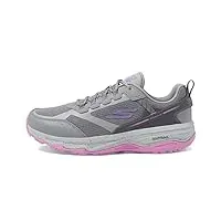 skechers chaussures de randonnée go run trail altitude-ridgeback pour femme, gris/rose., 38.5 eu