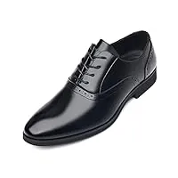 dadawen homme chaussures de ville à lacets oxfords et derbies mariage brogues chaussures noir 41