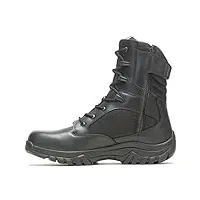 bates gx x2 bottes hautes avec fermeture éclair latérale dryguard + bottes militaires et tactiques pour homme, noir, 9.5 x-wide