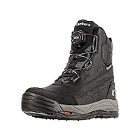 korkers bottes d'hiver snowmaggedon pour homme - isolées et imperméables - avec semelle interchangeable snowtrac, noir, 48 eu