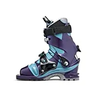 scarpa t2 eco, bottes de neige femme, bourgogne polar blue, 36 eu