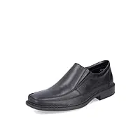 rieker homme chaussures basses b0873, monsieur mocassin,chaussons,chaussures de costume,élégant,noir (schwarz / 00),47 eu / 12 uk