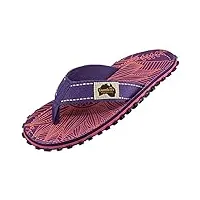 gumbies | modèle original | tongs pour homme/femme | sandales homme/femme | sandales de bain | tongs de bain chaussures tongs sandales pour femme, violet tournesol, 39 eu