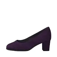 jana femme softline 8-22468-41 komfortable mehrweite bequemschuh klassisch alltagsschuhe business schlicht escarpins, purple, 37 eu