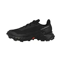 salomon alphacross 5 chaussures de trail running pour homme, accroche puissante, confort longue durée, performance et polyvalence, black, 44