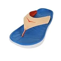 hoka sandales ora recovery flip pour homme, bleu ciel impala-coastal, us 8, bleu, us 8