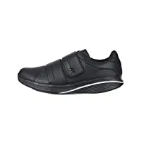 mbt isa m, homme chaussures basses avec velcro chaussures basses,chaussure de ville,chaussure de loisir,velcro,noir (black/black / 257l),45 eu / 10 uk