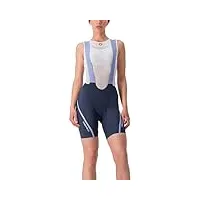 castelli 4522050-424 velocissima 3 bibshort women's shorts belgian blue/violet mist s