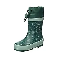 playshoes bottes en caoutchouc avec cordon de serrage bottes de pluie mixte enfant, animaux de la forêt, 21 eu
