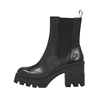 calvin klein femme chunky heeled chelsea boot lth yw0yw01112 bottes mi-hautes, noir (triple black), 39.5 eu