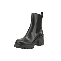 calvin klein femme chunky heeled chelsea boot lth yw0yw01112 bottes mi-hautes, noir (triple black), 37 eu