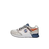colmar scarpe uomo sneaker travis sport colors 053 suede/mesh white/multicolor us23co03 44