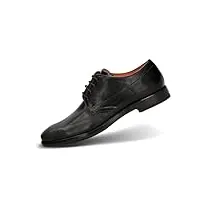 bugatti homme mansaro chaussures basses à lacets, noir, 43 eu